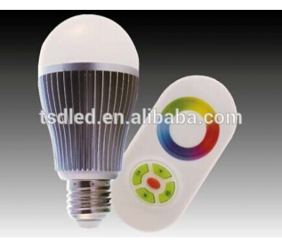 2015 best selling WiFi LED bulb 2.4G Bulb led Touch Screen Remote Control RGBW LED Bulb