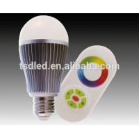 2015 best selling WiFi LED bulb 2.4G Bulb led Touch Screen Remote Control RGBW LED Bulb