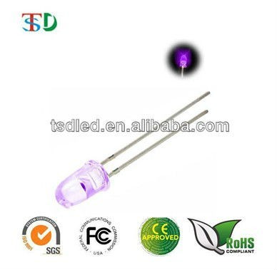 DIP 3mm&5mm UV LED 390nm 395nm 400nm 405nm 410nm 420nm 425nm UV LED