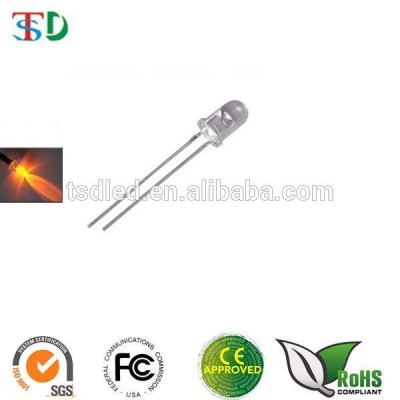 Best selling yellow Candle flame LED 5mm Flickering led diode